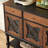 Mid ancient style solid wood sideboard cabinet