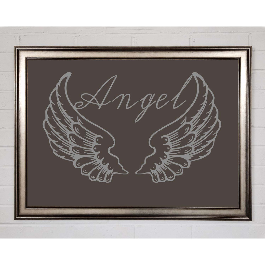 Angel Wings 4 Chocolate - Einzelne Bilderrahmen Kunstdrucke