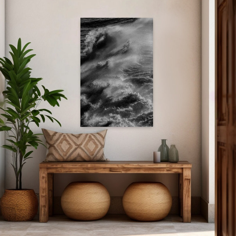 Art contemporain contemporain, paysage abstrait, H 48 po x l 32 po