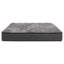 Lit grand de 12 pouces avec unité de poche, mousse à mémoire de forme et noyau enveloppé de mousse, roulé compressé, coutil gris de 380 g / m², ensemble de couches luxueuses, housse
