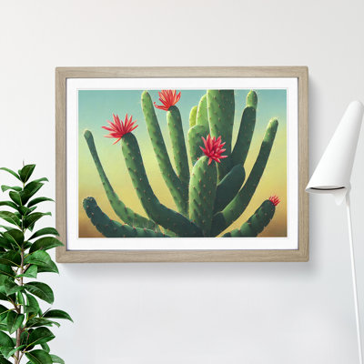 Feisty Cactus - Single Picture Frame Print
