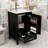 Space-Saving Bathroom Vanity with Durable Wood Frame-1205051106