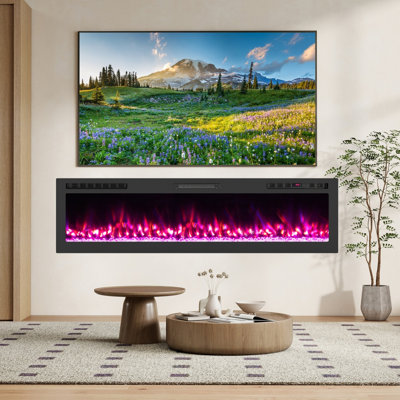 Cheminée électrique intelligente murale/encastrable WiFi 750W/1500W