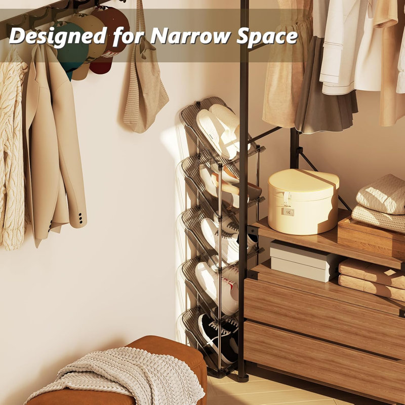 5 Pair Shoe Rack