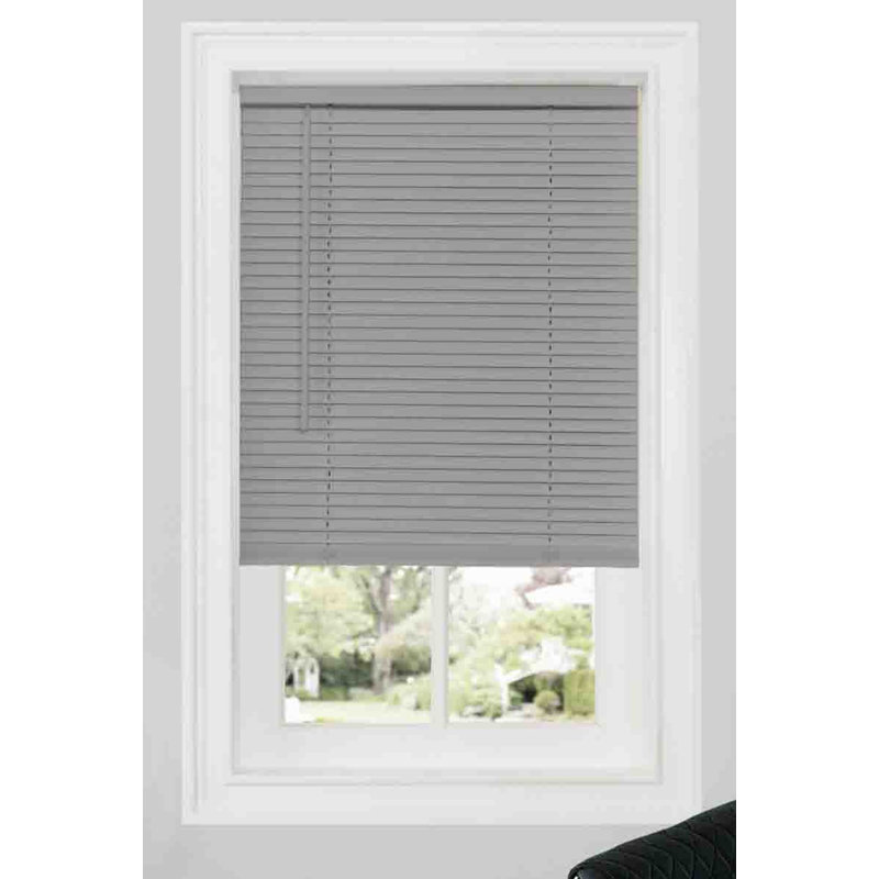 Room Darkening Horizontal Cordless/Venetian Blind, 24" W x 45" L, Grey
