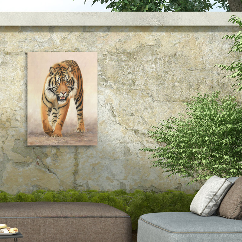 Toile d'extérieur David Stribble Tiger16, H 14 po x l 19 po