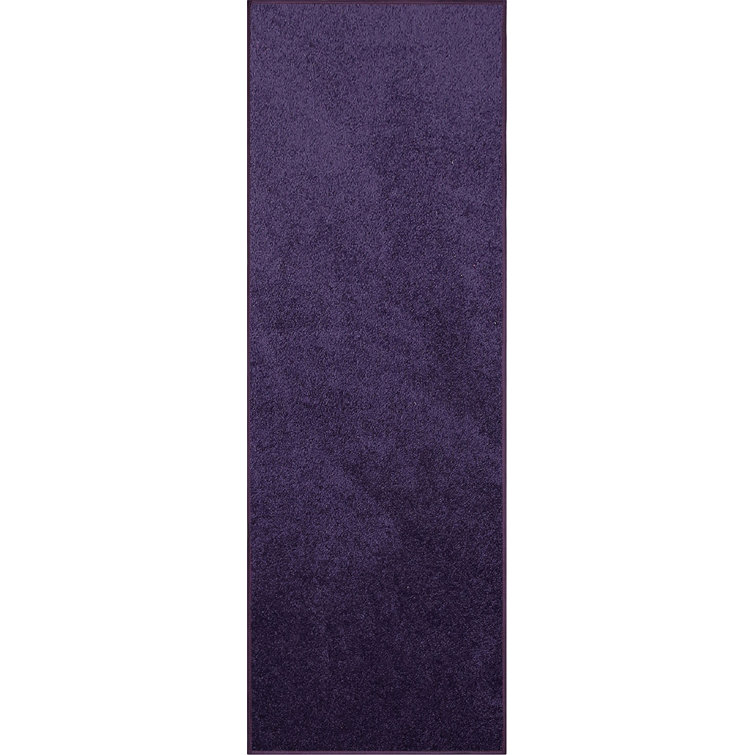 Latitude Run® Ambiant Hewit Collection Pet Friendly Area Rugs Purple