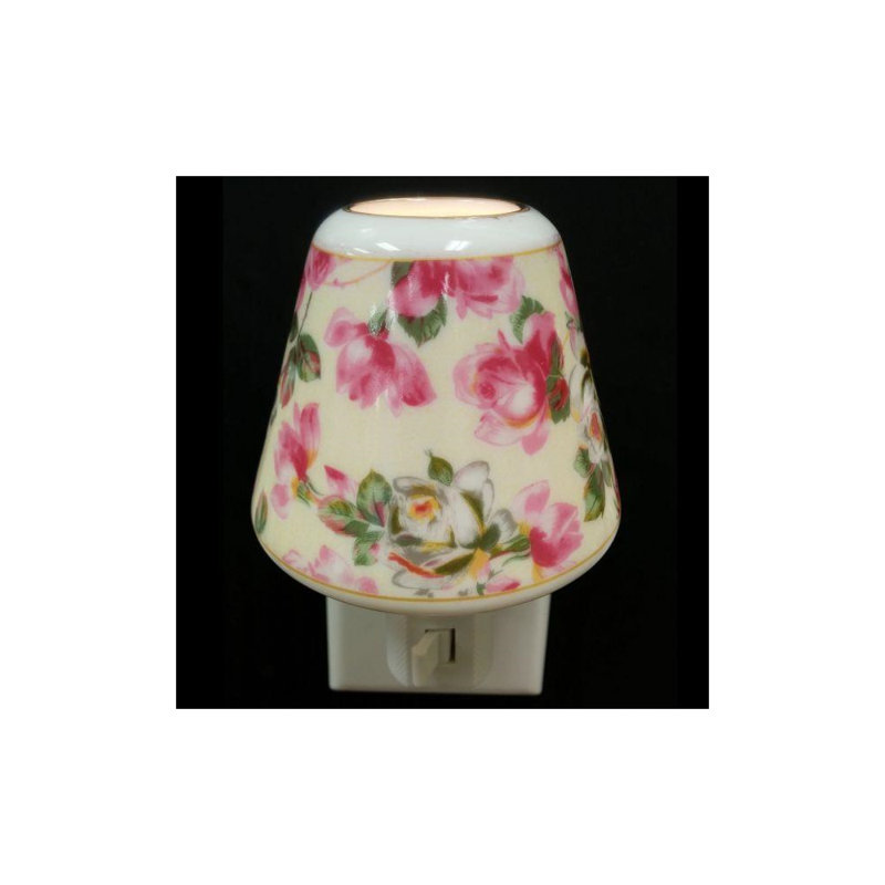 Lampe de nuit roses