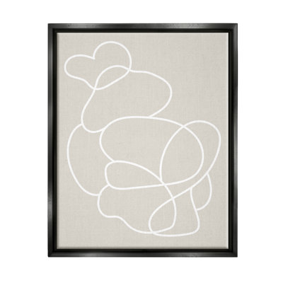 Conception abstraite sur toile Stupell Industries par Lil 'Rue