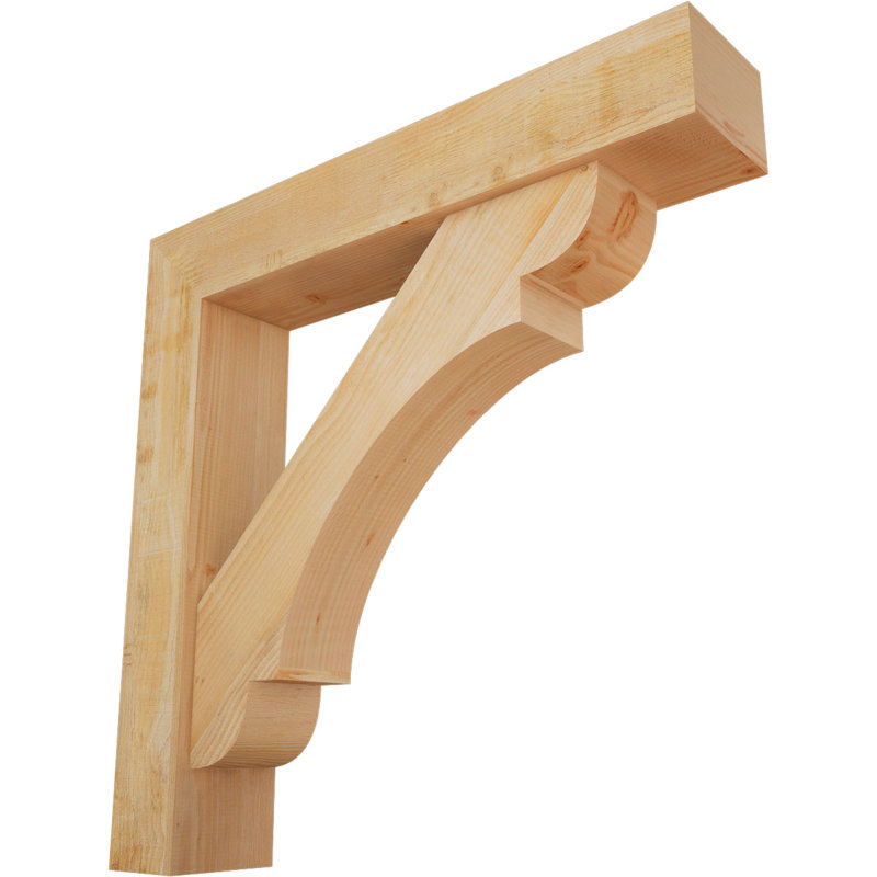 Support de bloc olympique avec entretoise décalée, 42 x 42, Sapin Douglas de l 8 po (scié brut)