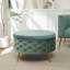Repose-pieds rond avec rangement Cristen-567905238