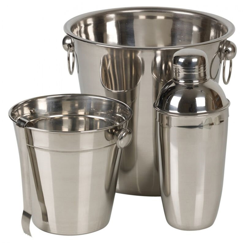 4 Piece Stainless Steel Bar Set