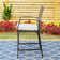 Metal Outdoor 160.02cm Stool with Cushion