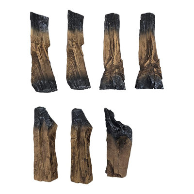Ensemble d'accessoires de bûches pour foyers électriques Modern Ember Skyline et Highmark