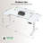 Adjustable Height Standing Desk With Cable Management, Powerful Motor, Monitor Stand,2 Hooks, 5 Power Outlets,3 Memory Controller-769244368