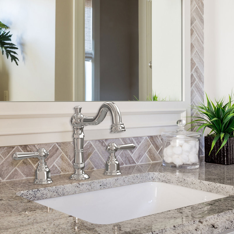 Bathroom Faucet with Drain Assembly, Polished Chrome