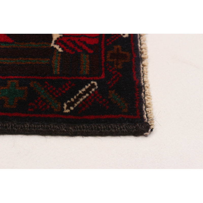 Teimani Red Rug 3'7" x 6'9"