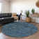 Premium Machine Washable Cerrito AMF574 Blue Rug