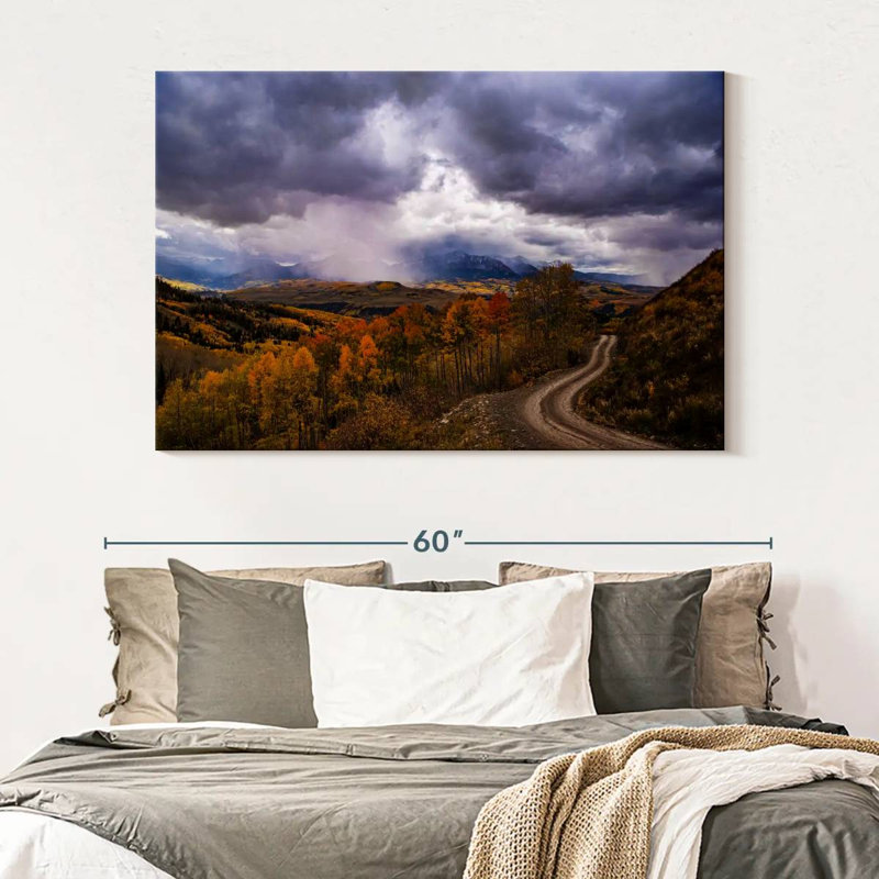 Roadside Aspen Trees, 34" H x 51" W