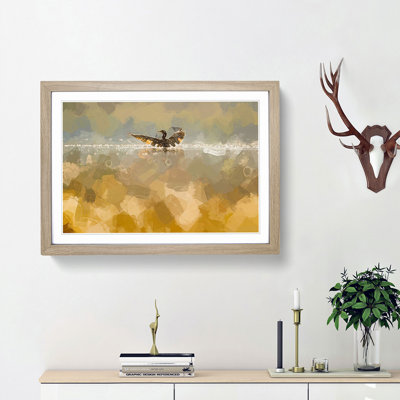 Ducks Wings in Abstract - Picture Frame Graphic Art Print