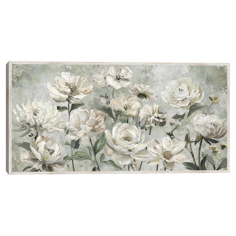 Summer Neutrals Abstract Framed Canvas Wall Art