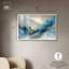 Art mural abstrait postmoderne Flow II Shadowbox par Art Remedy-115120708-115120710