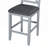 Counter Height Dining Table Set with Upholstered Dining Chairs for 4-1157726587-1157726584