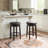 Maya Swivel Upholstered Stool with Solid Wood Frame-853509555-827600392