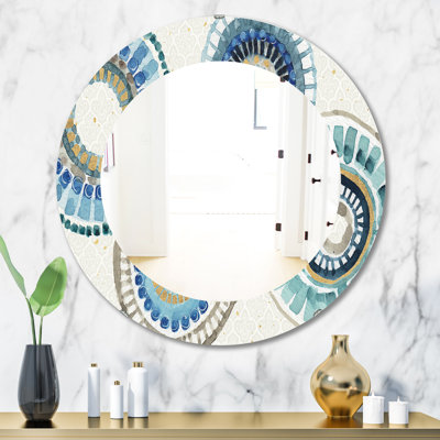 Modern Timetable II Wall Mirror