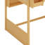 Lit mezzanine en bois avec escalier et garde-robe-1951679499
