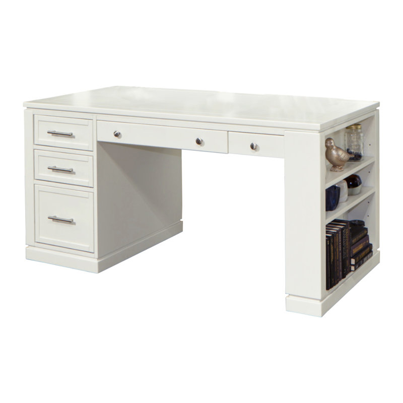 Alekhya Writing Desk with Power Outlet