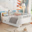 Lit simple en bois à profil bas avec rails-412009775-412009773