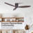 Hardy 3 - Blade Flush Mount Ceiling Fan with Remote Control-1779934781