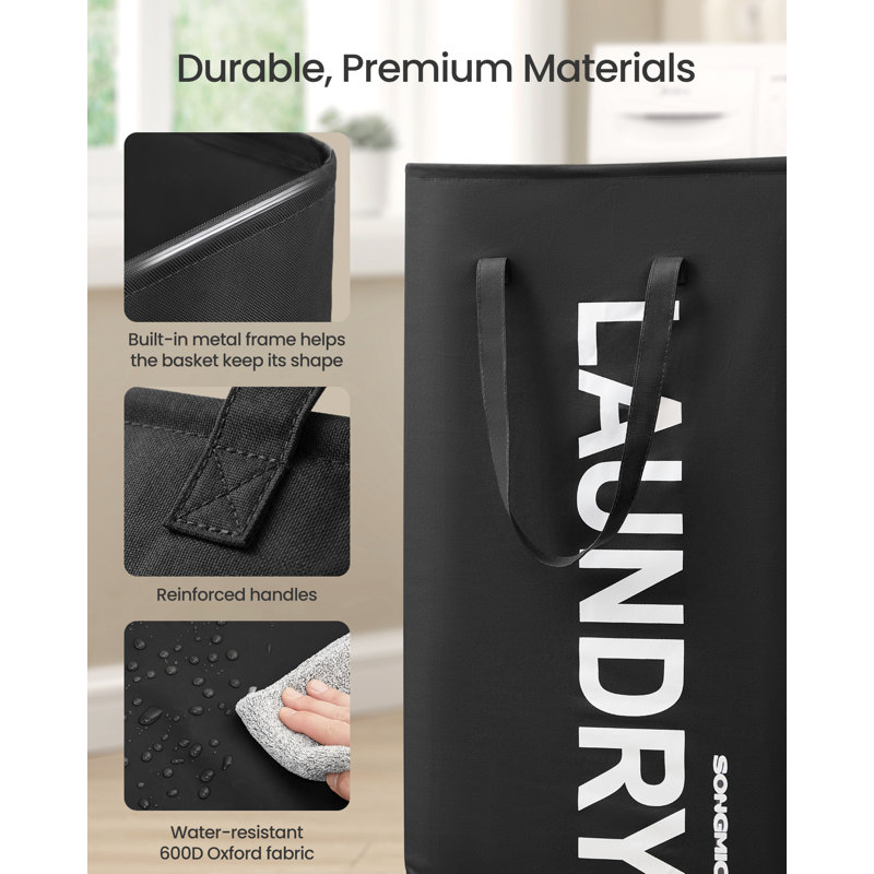 Fabric Laundry Sorter, Black