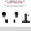 Round Resin Umbrella Base Stand Market Parasol Holder-491959078