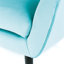 Fauteuil capitonné à oreilles Danney avec accoudoirs évasés et pieds en bois d'hévéa, fauteuil d'appoint-22804208-113399770