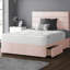 Kiara Stripped Floor Standing Headboard With Divan Base 4 Drawers Plush Velvet Mallard With And Metal Feet (Kingsize)-1598948369-1598948373-1497760544