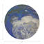 Sous-verres ronds en cuir Agate Sodalite-119015182