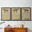 Horse Portraiture IV - Toile tendue avec châssis sur mesure - 3 pièces-1341120904-1341120905