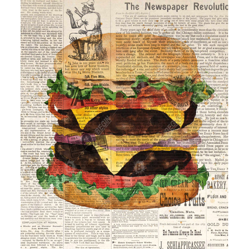 Vintage Style All Dressed Double Cheeseburger Canvas | Decor
