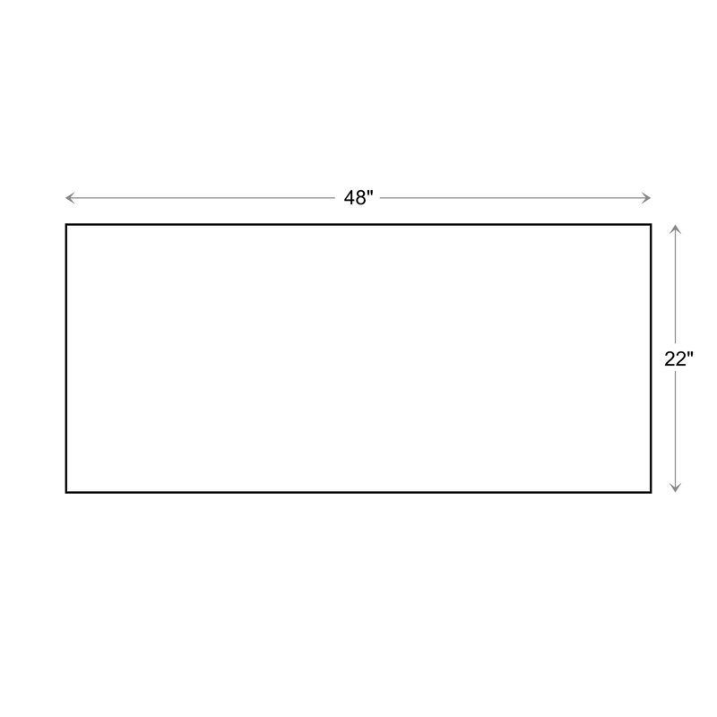 Tapis de porte d'extérieur antidérapant surdimensionné 48 po x 24 po Ladoga