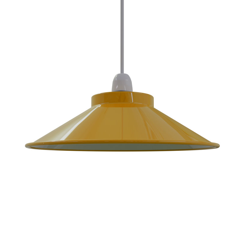 8.5 cm H Cone Lamp Shade ( Screw On ), Yellow