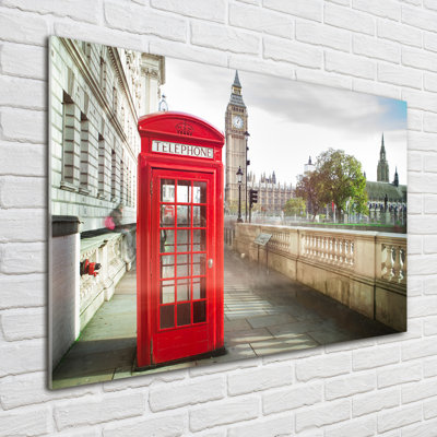 Telephone Booth - Unframed Art Prints on Glass