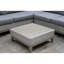 Fleur 4 Piece Rattan Sectional Seating Group with Cushions