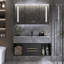 Ensemble de meuble-lavabo mural 39,4 po Guiles-972401567