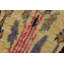 Tapis doré en laine noué à la main 4 pi 11 po x 7 pi 2 po Benkelman Ikat