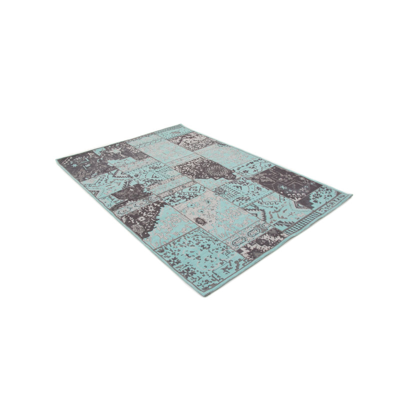 Sofi Geometric Cotton Hand Woven Area Rug, Rectangle 200 x 290cm