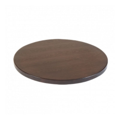 24'' Round Veneer Table Top, Walnut