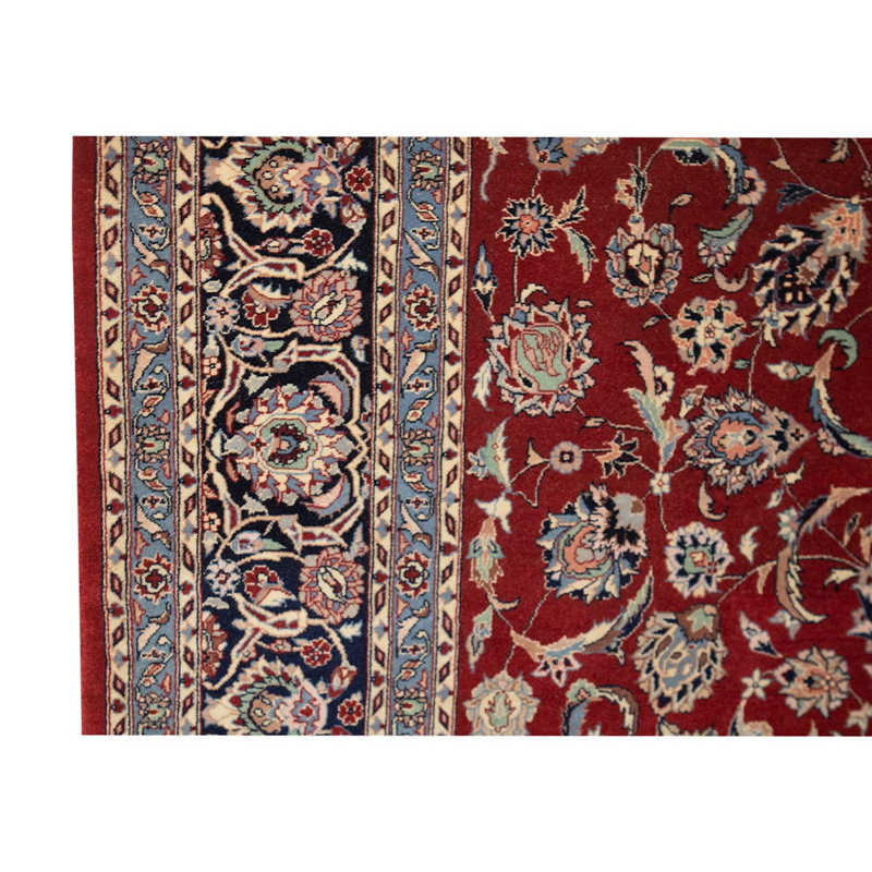 Wool Oriental Area Rug in Navy
