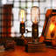Aleaya Wood Lamp Base Lamp